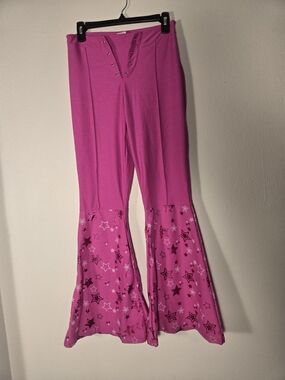 Barbie Hot Pink Star Flare Pants